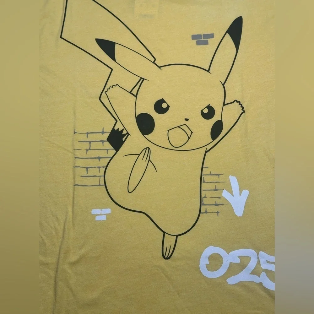Yellow Pikachu Kids T-Shirt